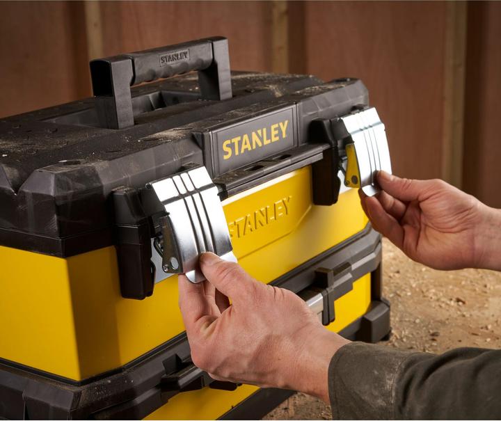 Actual product image Stanley Tool box metalplastic with integrated drawer (1 Piece)