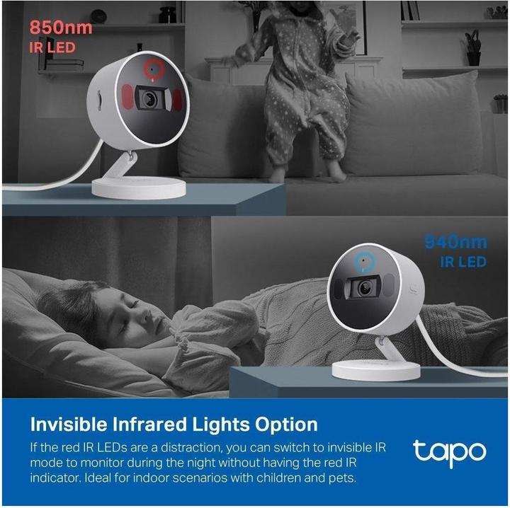 Produktbild TP-Link Tapo C125 AI 4MP QHD WLAN-Kamera MicroSD (2560 x 1440 Pixels)