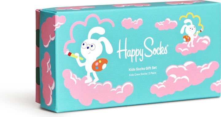 Actual product image Happy Socks Kids Over The Rainbow Gift Set (pack of 3, 33 - 35)