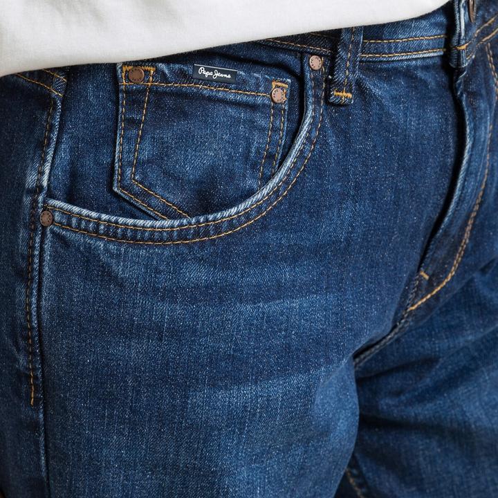 Produktbild Pepe Jeans Violette Blaue Denim Jeans (24)