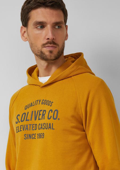 Produktbild s.Oliver Sweatshirt Sweatshirt aus Baumwollmix mit Frontprint (S)