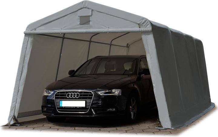 Toolport Portable Garage 3,3x6,2 m Carport Tent Heavy Duty PVC 500 N Vehicle Shed compact Storage Shelter 100