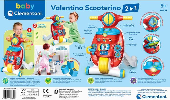 Image du produit Clementoni Valentino Scooterino 2in1