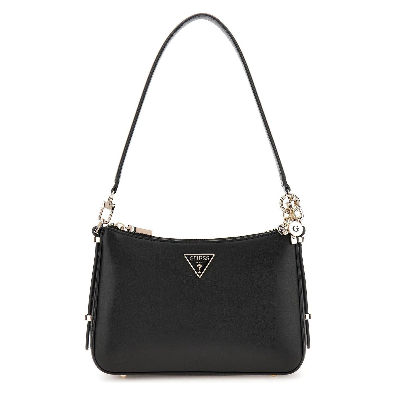 Guess, Damen, Handtasche, Daryna Ii Top Zip Shoulder Bag, Schwarz