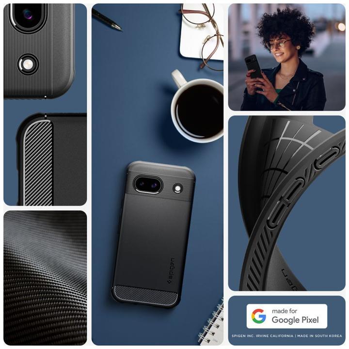 Actual product image Spigen Rugged Armor Case (Google Pixel 8a)