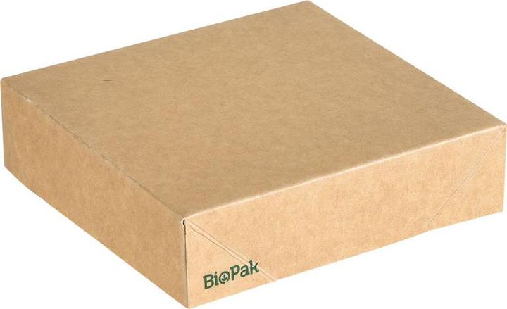 Produktbild Duni Viking Cube Deckel Karton Braun Karton/PLA 113x113x29 (300 x)