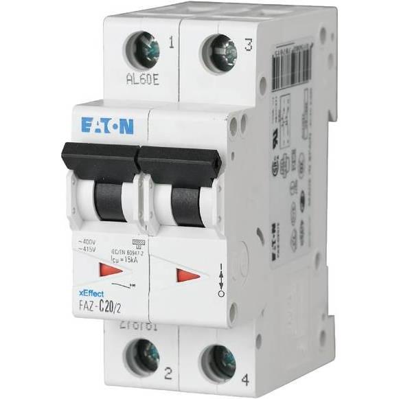 Eaton, Schutzschalter, Leitungsschutzschalter, 63 A, 2p, 278804