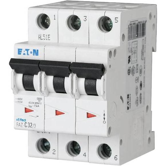 Eaton, Schutzschalter, Leitungsschutzschalter, 0,5 A, 3p, 278918