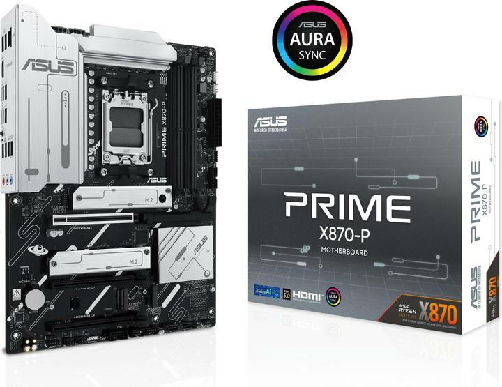 Productafbeelding ASUS PRIME X870-P (ATX, X870, AM5, DDR5) (AM5, AMD X870, ATX)