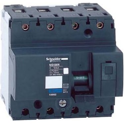 Schneider Electric, Schutzschalter, Leistungsschalter NG125N, 4P, 80A, D- 18672