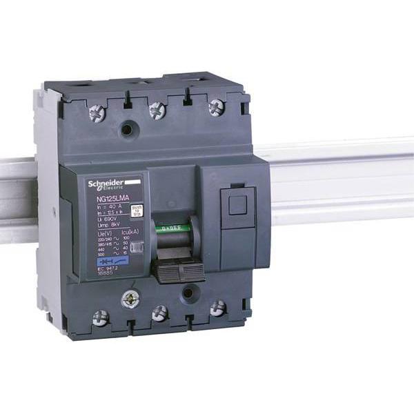 Schneider Electric, Schutzschalter, Leistungsschalter NG125LMA, 3P, 63A, MA 18886