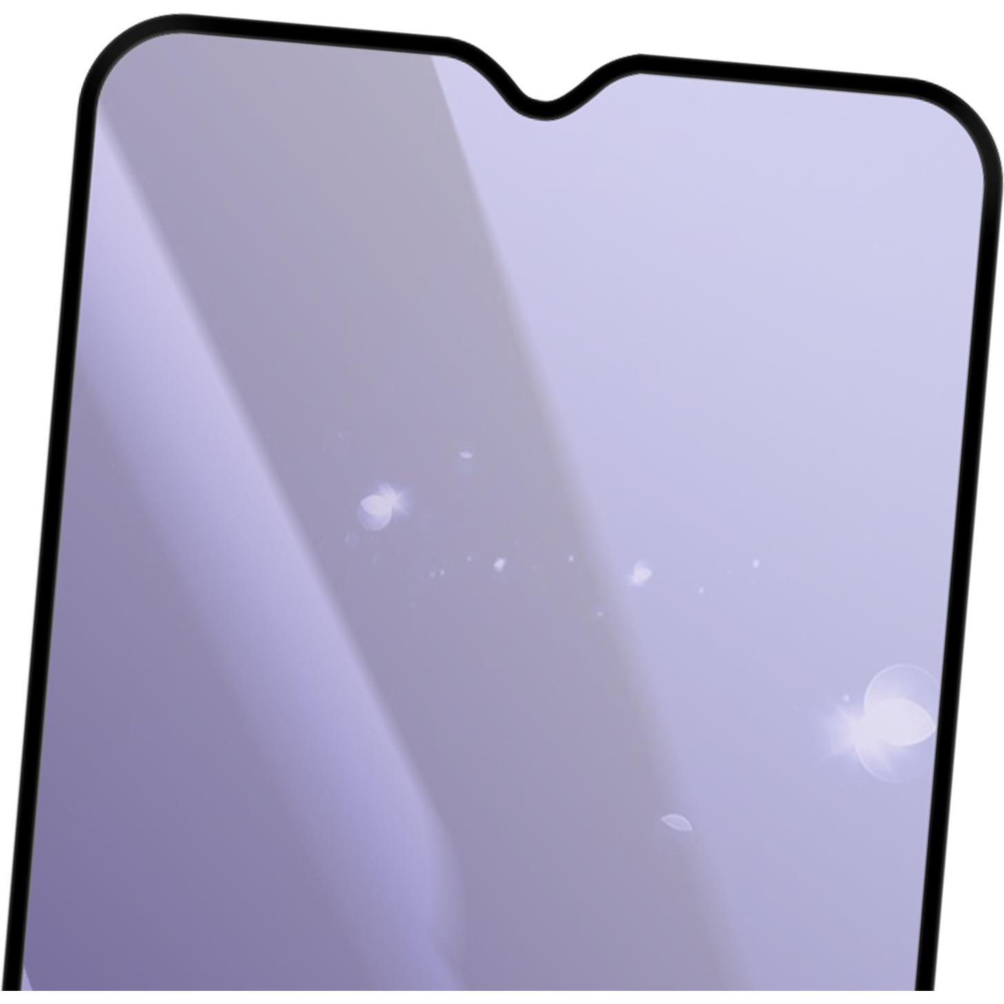 Thumbnail - Avizar BlueGuard Glas-Displayschutz mit Blaulicht-Filter (1 Stück, Wiko T10), Smartphone Schutzfolie, Schwarz