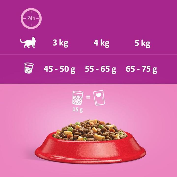 Actual product image Whiskas Dry Beef Selection 1+ 950g (Adult, 1 pcs., 950 g)