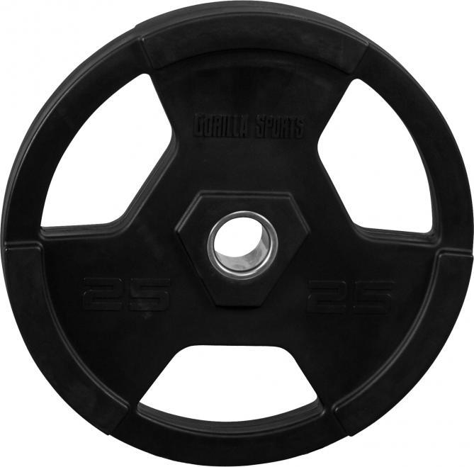 Immagine prodotto Gorilla Sports Piastre di peso (1 x 25 kg)