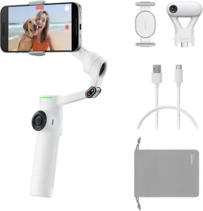 Insta360 Flow 2 Pro AI Tracker Bundle (Smartphone, 0.30 kg)
