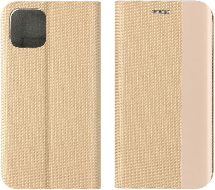 Produktbild OEM Cases SENSITIVE Book case for XIAOMI Redmi Note 14 5G gold (Xiaomi Redmi Note 14 Pro 5G)