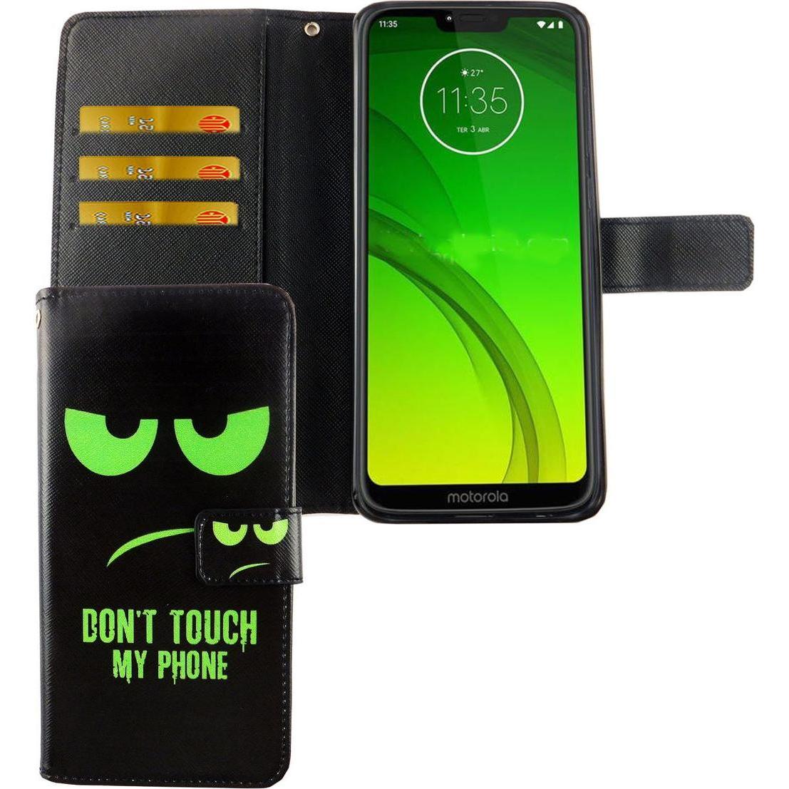 Thumbnail - König Design Hülle Handy Schutz für Motorola Moto G7 Case Cover Tasche Wallet Etui Haynhülle (Motorola Moto G7), Smartph...