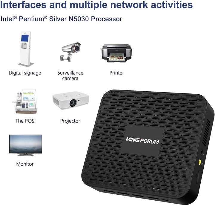 Produktbild Minisforum Mini PC GK50-128GB