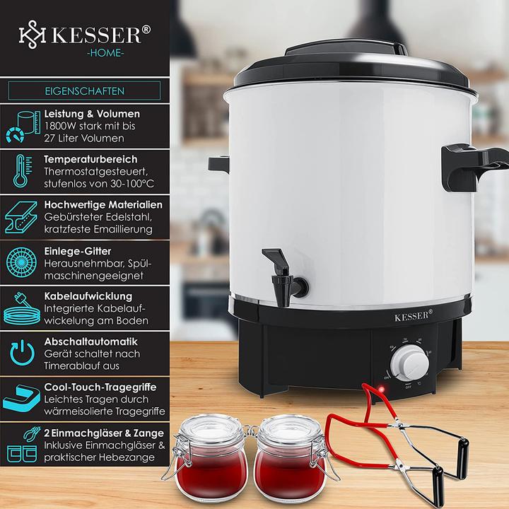 Actual product image Kesser Preserving machine 27 litres (27 l)