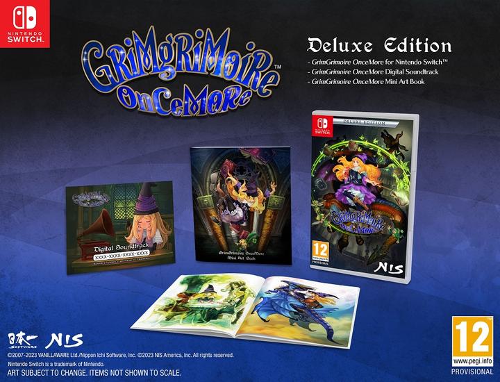 Actual product image NIS GrimGrimoire OnceMore (Deluxe Edition) (Switch, Switch Lite, Switch OLED)
