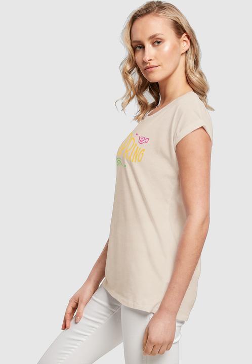 Produktbild Merchcode Ladies Spring text - Extended Shoulder Tee - 114199 (XL)