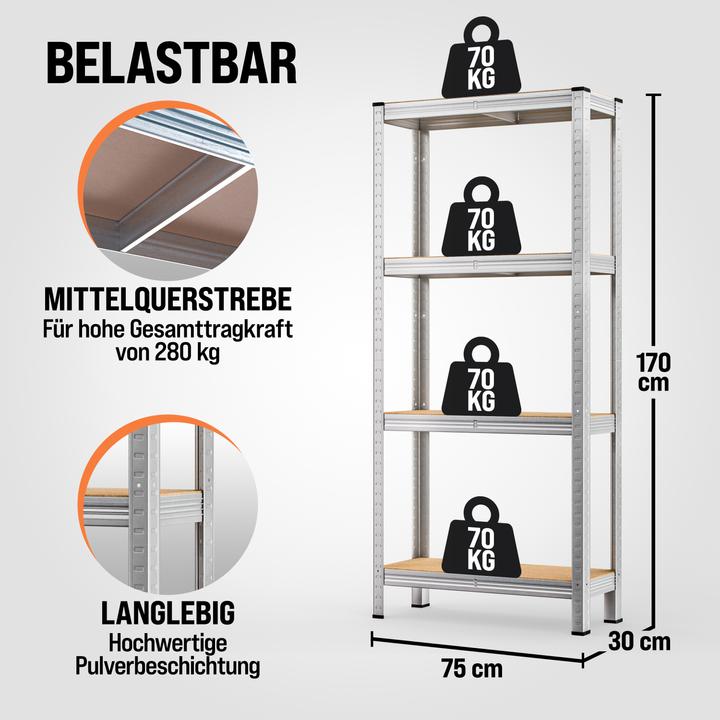Produktbild Monzana Schwelastregal