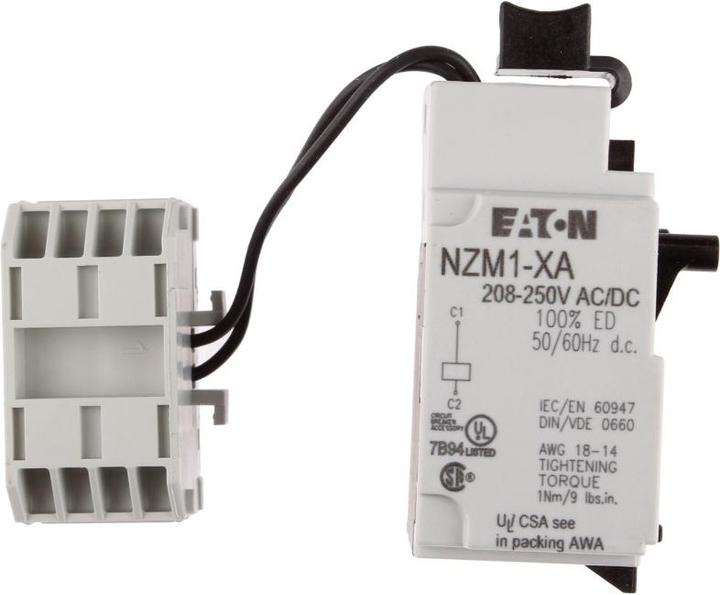 Actual product image Eaton Shunt trip release for NZM MCCB,208-240V