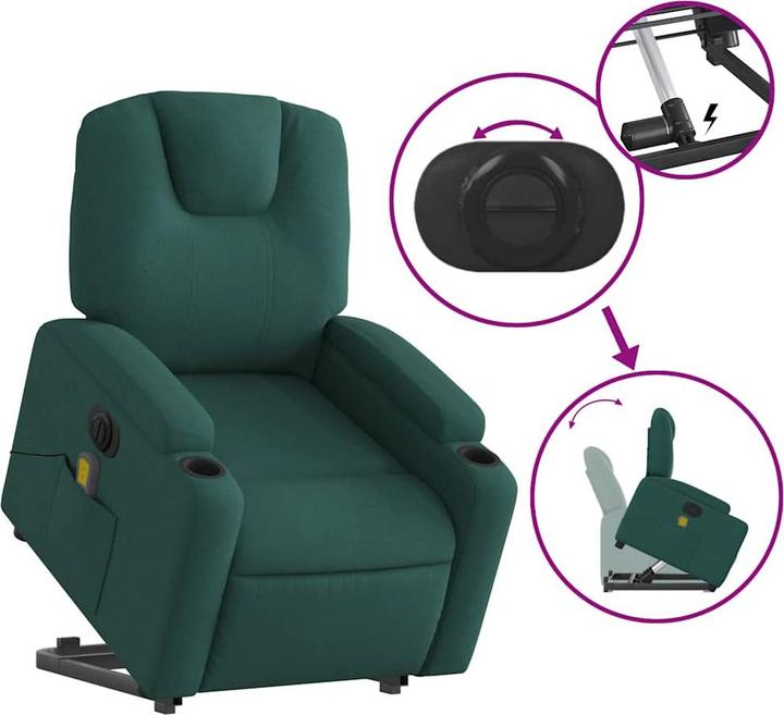 Image du produit vidaXL Massagesessel mit Aufstehhilfe