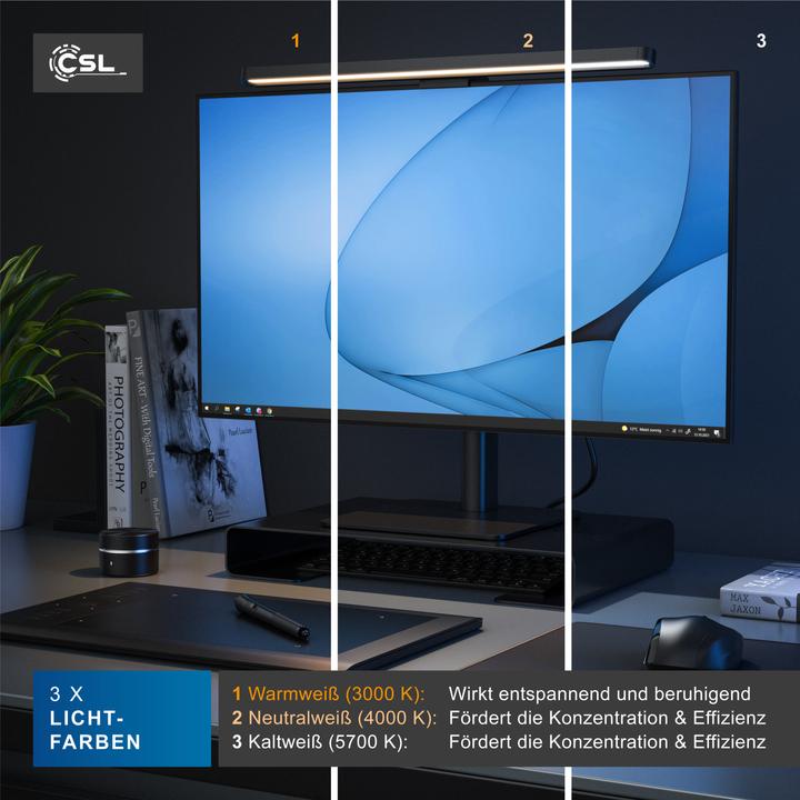 Actual product image CSL Monitor Lampe