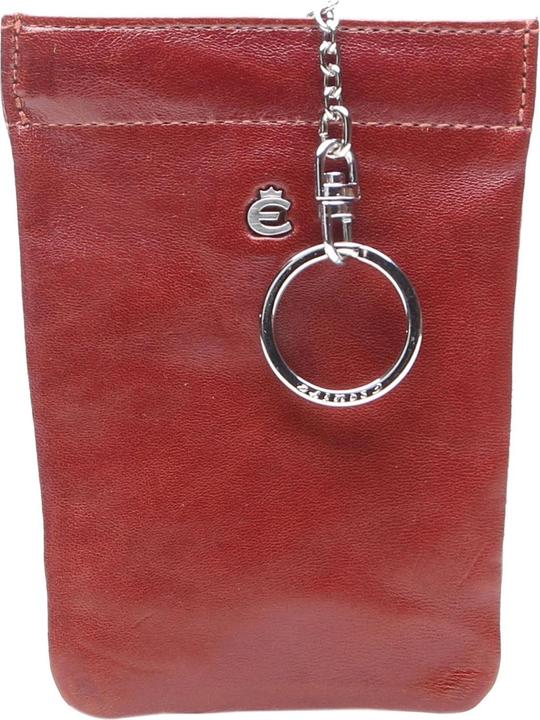 Actual product image Esquire Toscana leather key case 6 cm