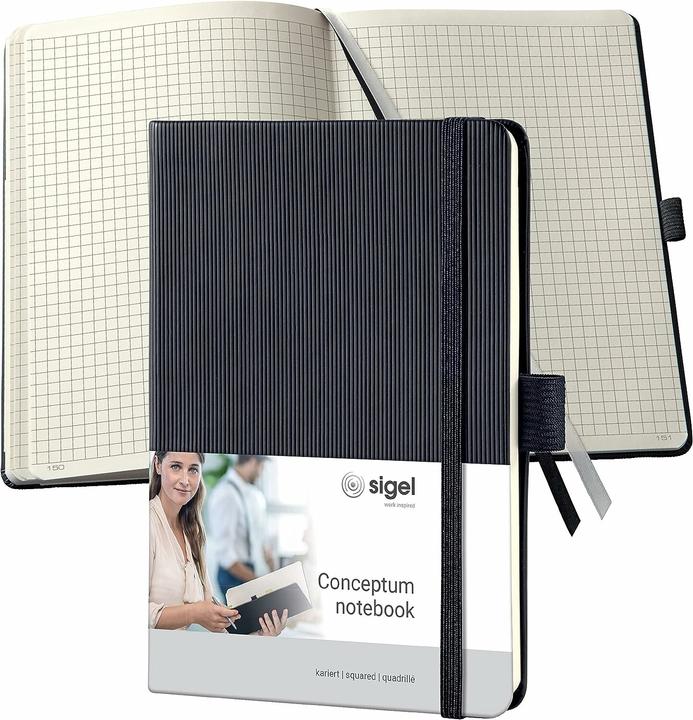 Produktbild Sigel Pure, Hardcover (A6, Kariert, Harter Einband)