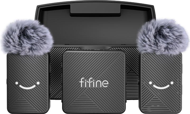 Actual product image Fifine M9 Noise Cancelling Lavalier Microphone