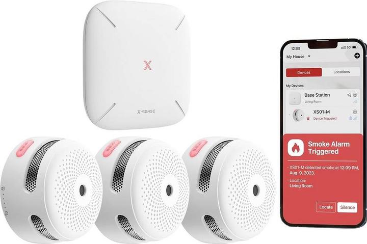 X-Sense Smoke alarm set