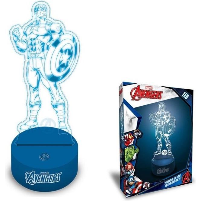 Kids Euroswan, Tischlampe, Avengers - Acryl Lampe - Avengers Figur