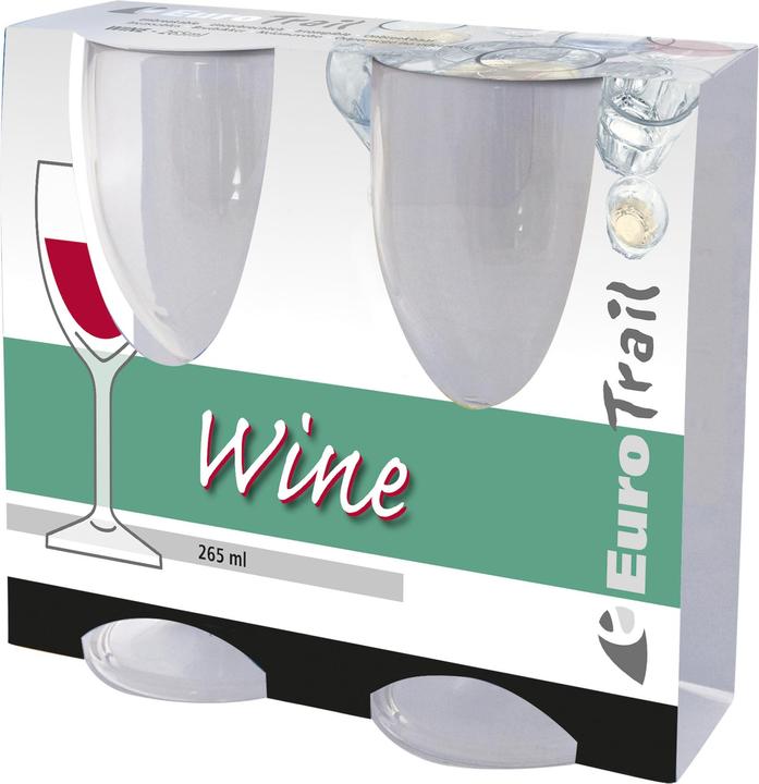 Image du produit Eurotrail Verre à vin (26.50 cl, 1 Verres, Set de verres à vin)