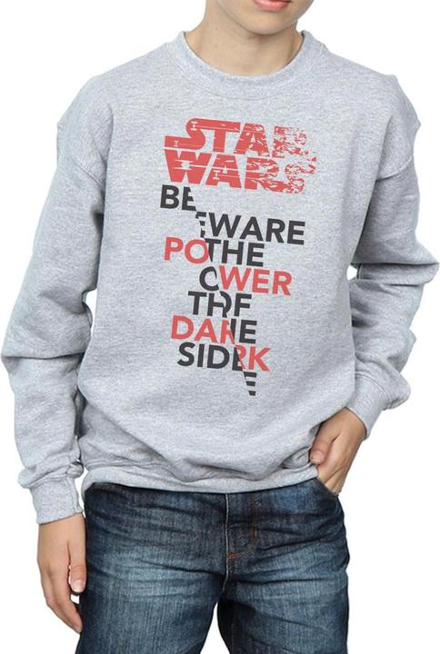 Actual product image Star Wars Boys The Last Jedi Power Of The Dark Side Sweatshirt (116)