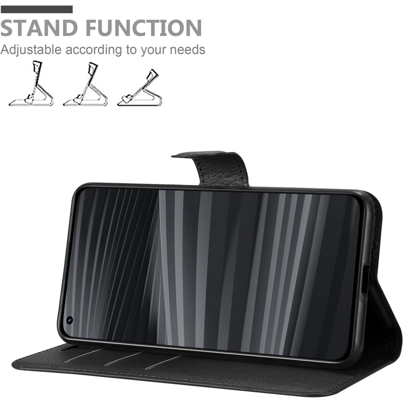 Thumbnail - Cadorabo Book Stand Hülle für Realme GT 2 PRO (Realme GT 2 Pro), Smartphone Hülle, Schwarz