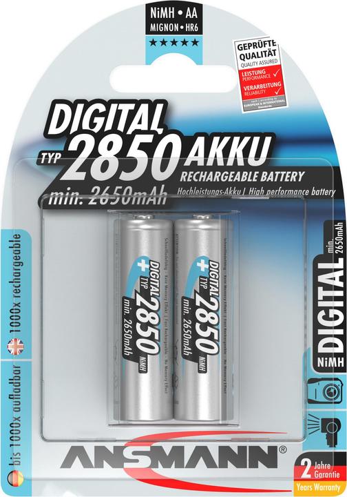 Image du produit Ansmann AA (2 pcs, AA, 2850 mAh)