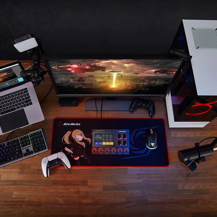 Productafbeelding AVerMedia zub live streamer nexus audio mixer (Studio en live mixer)