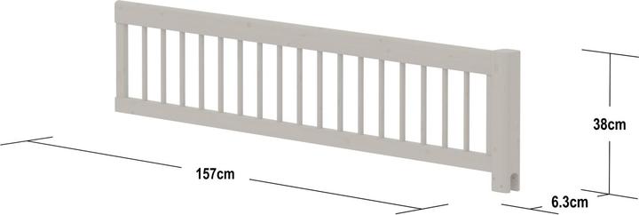 Actual product image Flexa 3/4 Safety barrier Classic with struts (157 x 157 x 33 cm)