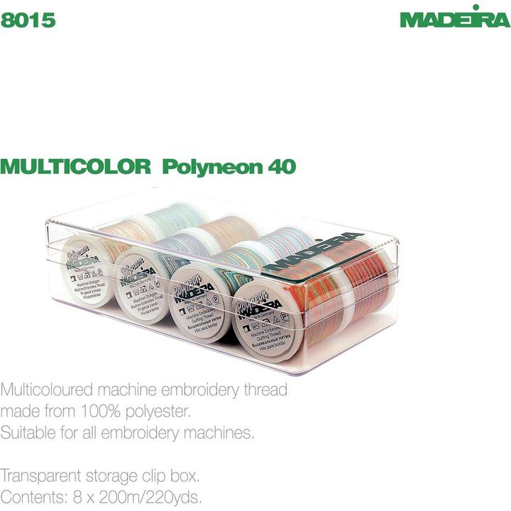 Produktbild Madeira Stickgarn Polyneon Multicolor (200 m)