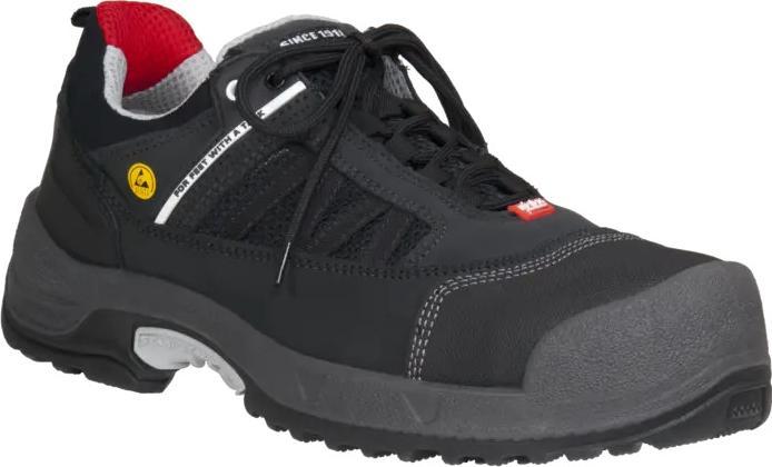 Produktbild Jalas Halbschuh 3018 Zenit schwarz grau rot S3 Gr. 43 (S3, 43)