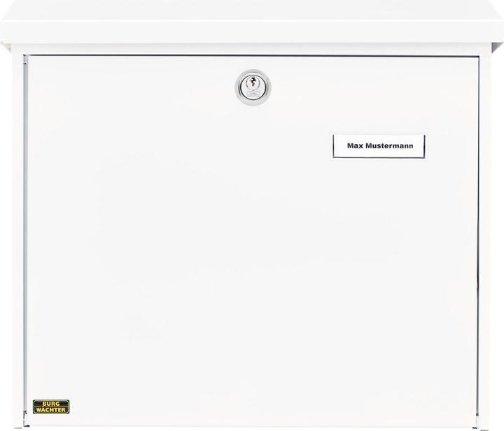 Actual product image Burg Wächter COMFORT 913 W sheet steel letterbox