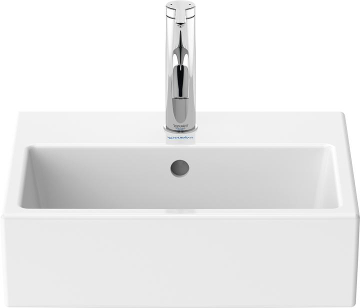 Duravit Hand-rinse basin VERO AIR m ÜL HLB 450x350mm 1 tap hole white (350 mm, 450 mm)