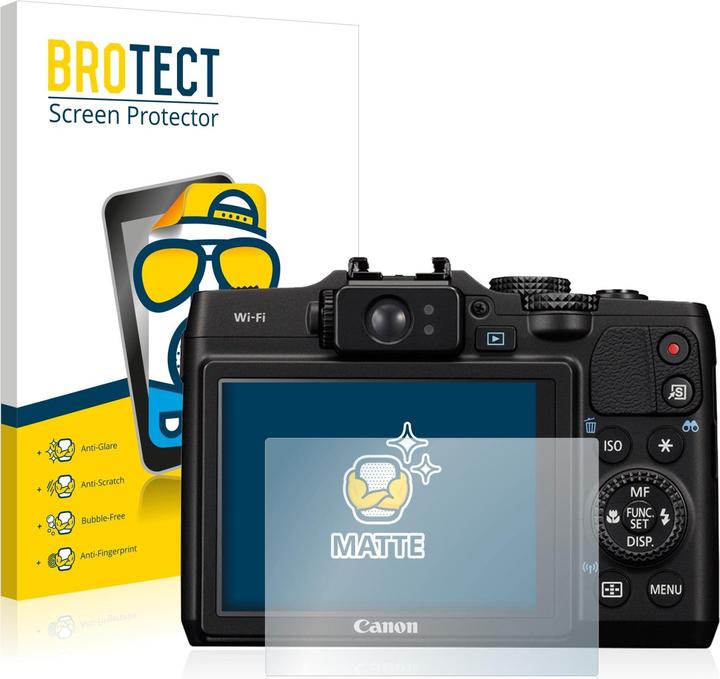 Actual product image BROTECT Anti-glare screen protector matt (Screen protector, PowerShot G16)