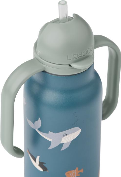 Produktbild Liewood Trinkflasche Kimmie aus Stahl Arctic Sea Ocean View (0.25 l)