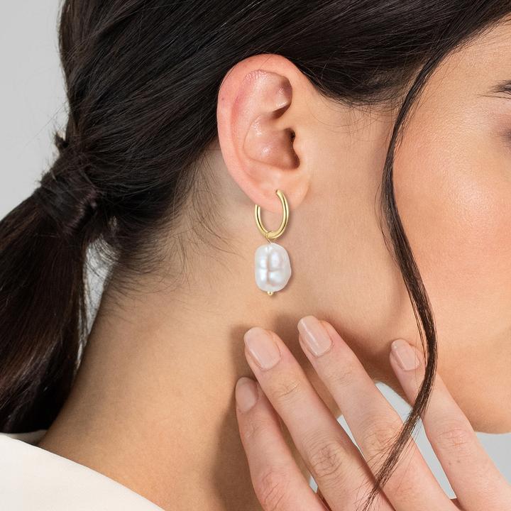 Immagine prodotto Glanzstücke München Perle d'acqua dolce d'argento da donna coltivate in oro giallo - 28411 (Argento 925/000)