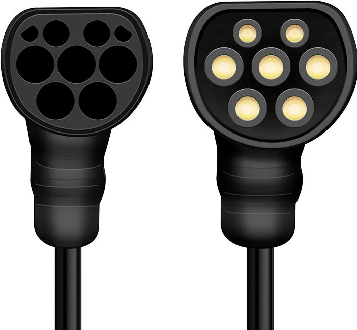 Immagine prodotto LogiLink Cavo di ricarica EV (Tipo 2, 11 kW, 16 A, 7.50 m)