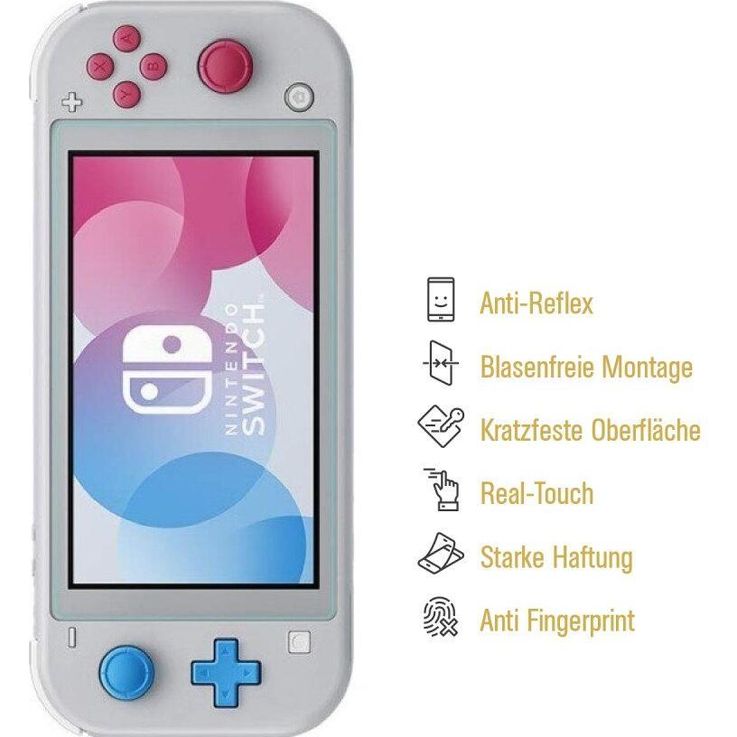 Protectorking 4x Panzerfolie Anti-Shock matt entspiegelt (Switch Lite), Weiteres Gaming Zubehör