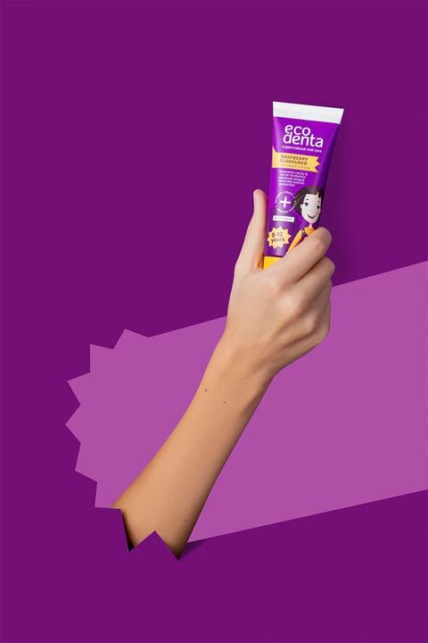 Produktbild Ecodenta Toothpaste for children Raspberry 75ml (75 ml)